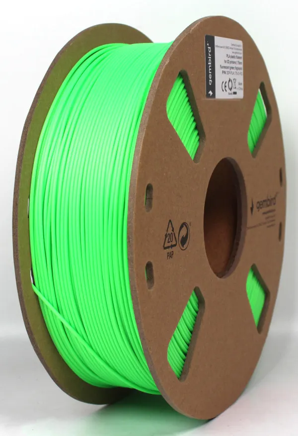 GEMBIRD 3DP-PLA1.75-01-FG PLA Filament za 3D stampac 1.75mm, kotur 1KG plamen sjajan Green Slika 4