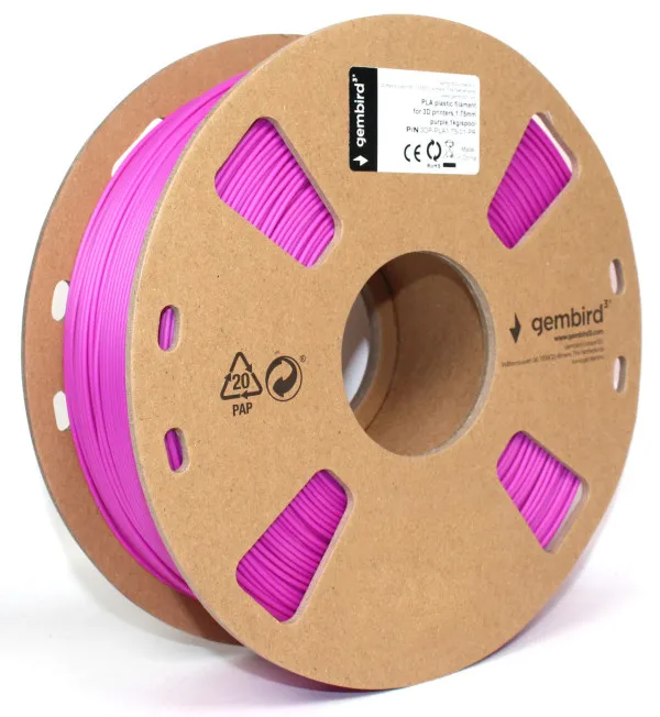 GEMBIRD 3DP-PLA1.75-01-PR PLA Filament za 3D stampac 1,75mm kotur 1KG PURPLE Slika 1