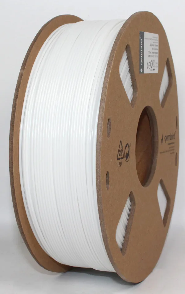 GEMBIRD 3DP-ABS1.75-01-W ABS Filament za 3D stampac 1.75mm, kotur 1KG WHITE Slika 4