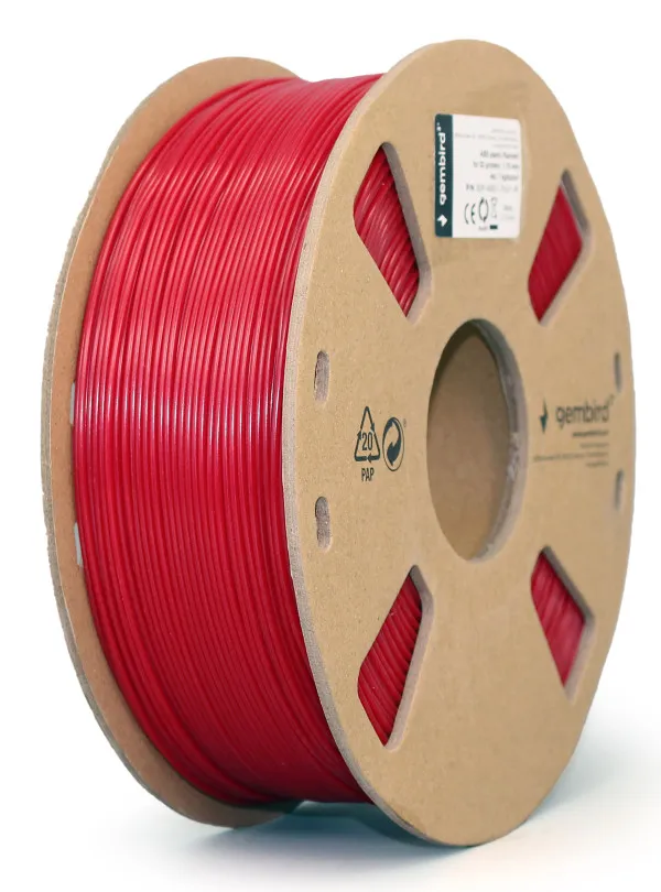 GEMBIRD 3DP-ABS1.75-01-R ABS Filament za 3D stampac 1.75mm, kotur1KG RED Slika 3