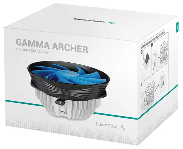 DEEPCOOL DeepCool GAMMAARCHER UNI CPU kuler 95W 120mm 1600rpm 55CFM LGA1155/LGA775 FM2/FM/AM3+ /AM4/940/754 Slika 8