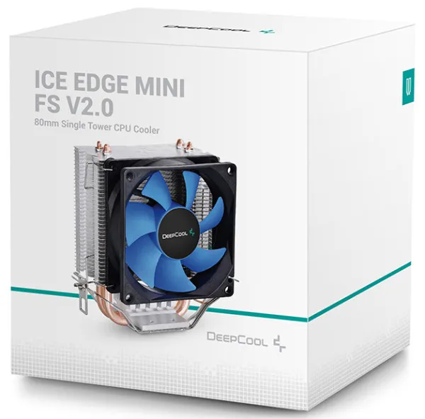DEEPCOOL DeepCool ICE EDGE MINI FS V2.0 UNI kuler 100W 80mm.Fan +/-2200rpm 25CFM 24dBa LGA 1156/K8/FM/AM4 Slika 2