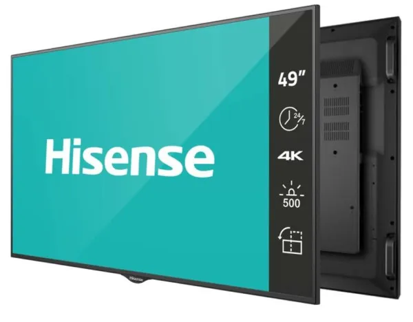 Monitor HISENSE 49 inca 49BM66AE 4K UHD 500 nita Digital Signage Display - 24/7 Operation Slika 1