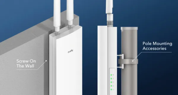 Cudy AP1200 Outdoor AC1200 WiFi Access Point 2.4+5Ghz POE 802.3af/at 1W/2L 10/100M, 2x5dBi Slika 5