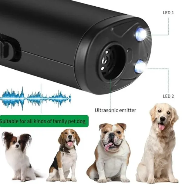 GEMBIRD SMART-DOG-FLASHLIGHT-AGG-01 Gembird Snažan ultrazvucni RASTERIVAC PASA, Dreser za pse- Slika 1