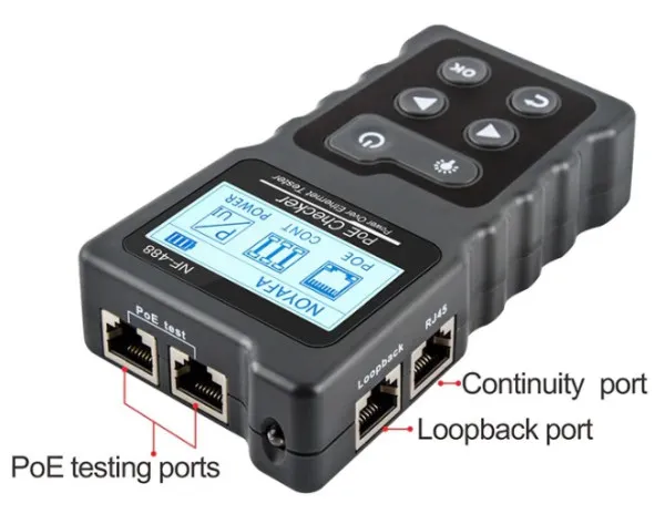 Tester Kablovski POE LAN Noyafa NF-488 STP / UTP do 600m Slika 9