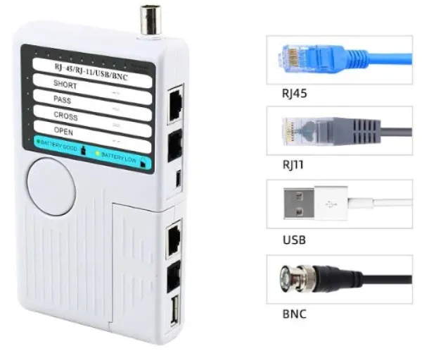 Tester Kablovski LAN Noyafa NF-3468 RJ11/ RJ45/ USB/ BNC Slika 4