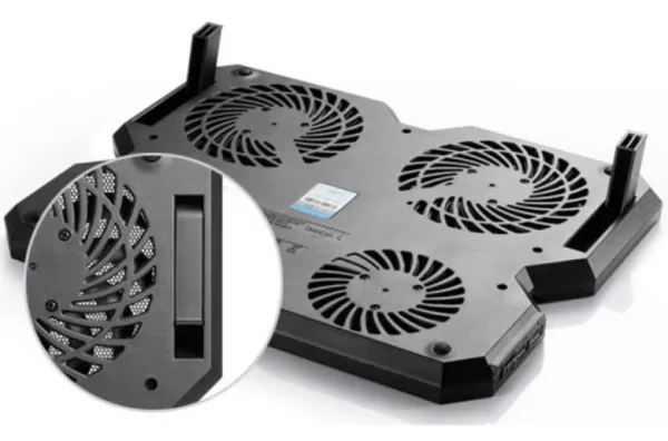 DEEPCOOL DeepCool MULTI CORE X6 Hladnjak za laptop 15.6 2x140mm+100mm.Fan 1000/1300rpm 121CFM 24dB 380x295x24 Slika 3