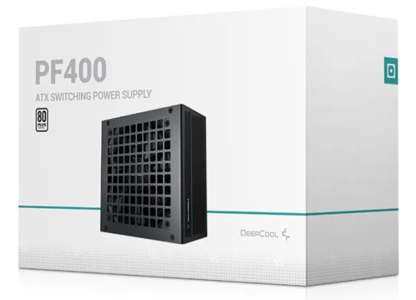 DEEPCOOL DeepCool PF400 Napajanje 80PLUS 400W 1x 20+4pin, 2x 4pin, 1x PCI-E(6+2)x2, 1x EPS 8pin(4+4), 120mm Slika 3