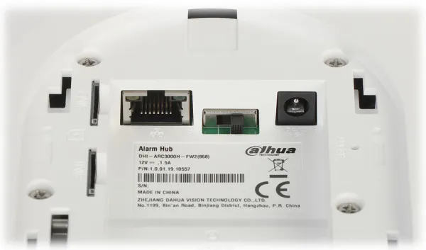 Alarm Dahua ARC3000H-FW2(868) Alarmni hub, vrhunski model (WiFi, žična mreža, GPRS, 3G) Slika 5