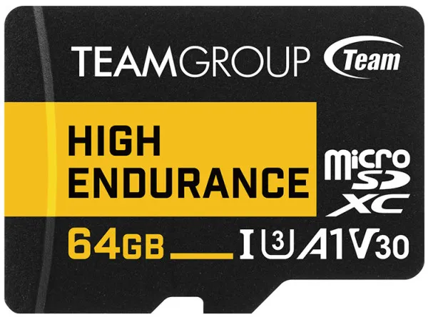 TEAM GROUP TeamGroup MICRO SDXC 64GB High Endurance UHS-I U3 V30, 100/50MB/s, THUSDX64GIV3002 ZA VIDEO NADZOR! Slika 1