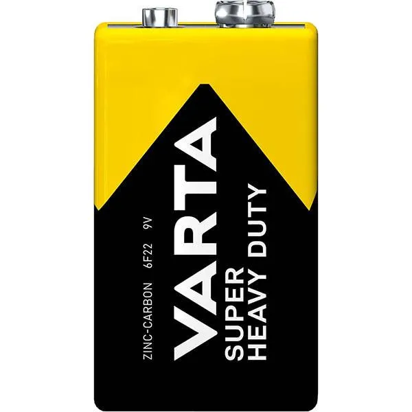 VARTA Superlife 9V SUPER HEAVY DUTY 6F22, Cink-karbon baterije, Pakovanje 1kom Slika 1