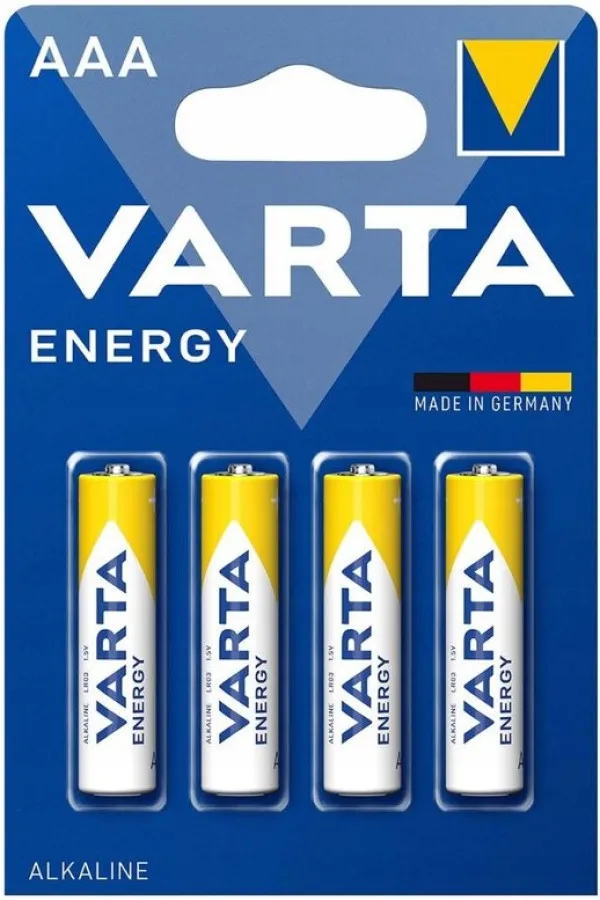 VARTA ENERGY AAA 1.5V LR03 MN2400, PAK4 CK, ALKALNE baterije Slika 2