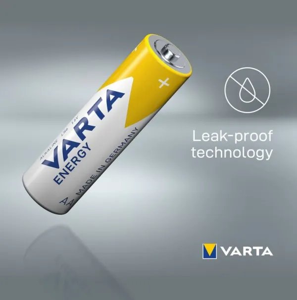 VARTA ENERGY AA 1.5V LR6 MN1500, PAK4 CK, ALKALNE baterije - Image 2