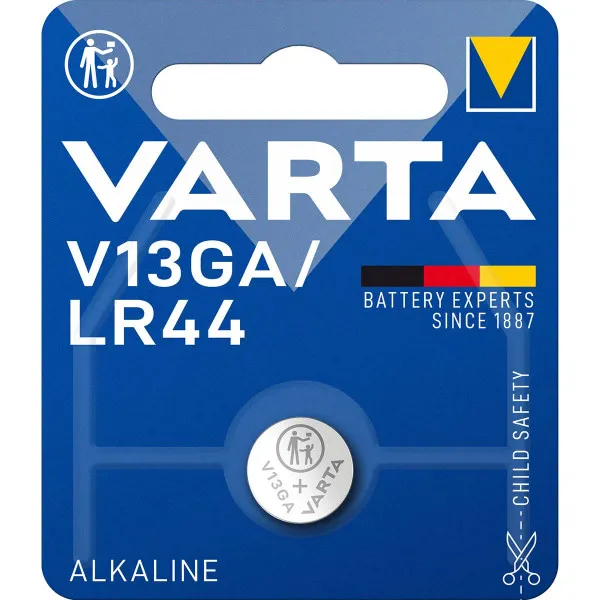 VARTA baterija LR44/V13GA 1,5V, ALKALNA Baterija, Pakovanje 1kom Slika 1