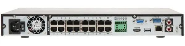 Dahua NVR4216-16P-4KS2/L 16-KANALNI NVR SA 16X POE  LITE SERIJA  DO 8MP  160MBPS- Slika 2