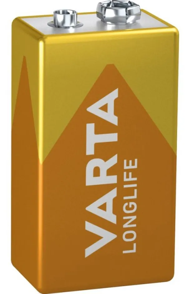 VARTA LONGLIFE 9V 6LR61 MN1604, ALKALNE baterije, Pakovanje 1kom Slika 1