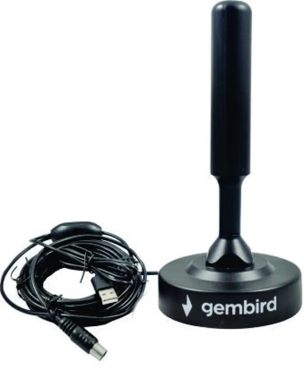 GEMBIRD GMB-533USB **Gembird Antena sobna/spoljna sa pojacalom, UHF, dobit 21dB, visina 15cm, USB, 5m (495) Slika 1