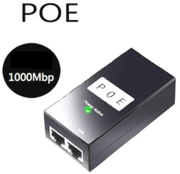 GEMBIRD POE-INJ-4806 Gembird 48V/0.65A 30W, POE adapter Injector 1000mbps sa 2x RJ45, 100m Slika 1