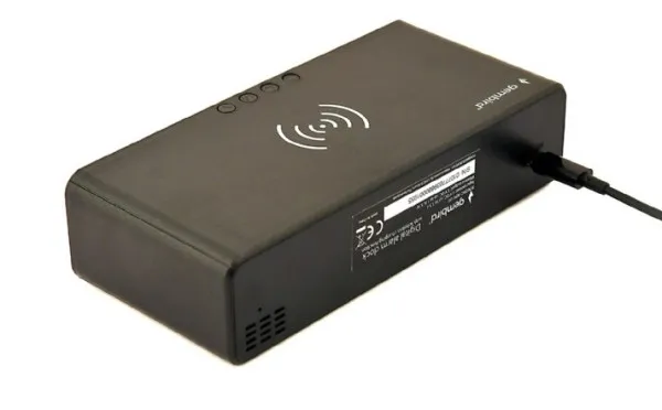 GEMBIRD DAC-WPC-01 Gembird Digitalni sat + alarm sa bezicnim punjenjem telefona, Black Slika 7