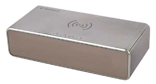 GEMBIRD DAC-WPC-01-S Gembird Digitalni sat + alarm sa bezicnim punjenjem telefona, Silver Slika 3