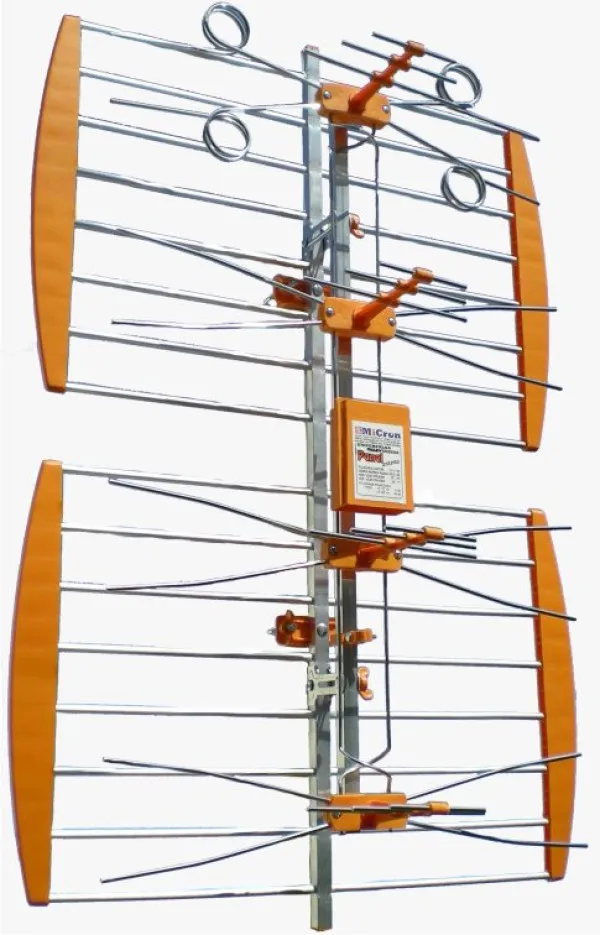 OSTALI Antena TV panel V3.1, Spoljna sa pojacalom, 17-32db, Alu, UHF/VHF/DVB-T2 FO-KES- Slika 1