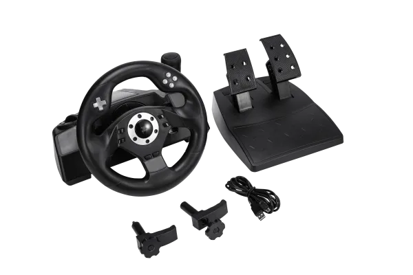 GEMBIRD STR-M-40 ** Gembird RACEMASTER PC racing wheel 270degr. PC/PS3, Direct-X-X-input (4499) Slika 5