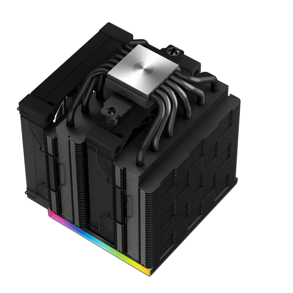 DEEPCOOL DeepCool AK620 Digital 6xHeat Pipe, Real-Time CPU Screen, 260W 2x120mm 1850rpm 69CFM Black Intel/AMD Slika 2