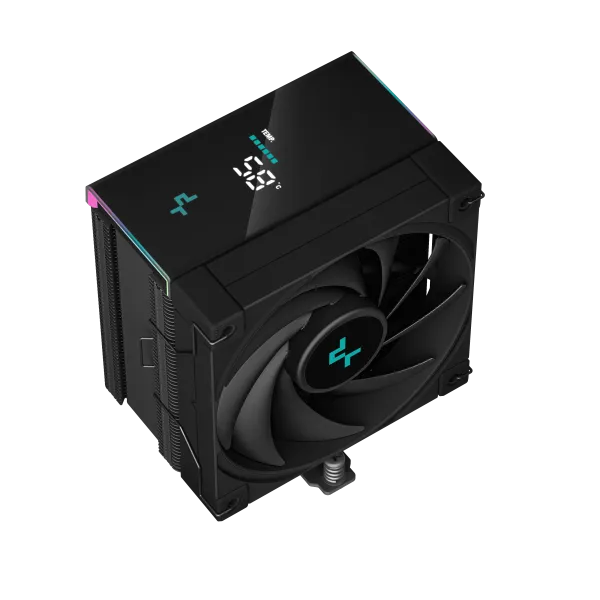DEEPCOOL DeepCool AK500S Digital 5xHeat Pipe, Real-Time CPU Screen, 240W 120mm 1850rpm 69CF, Black Intel/AMD Slika 2