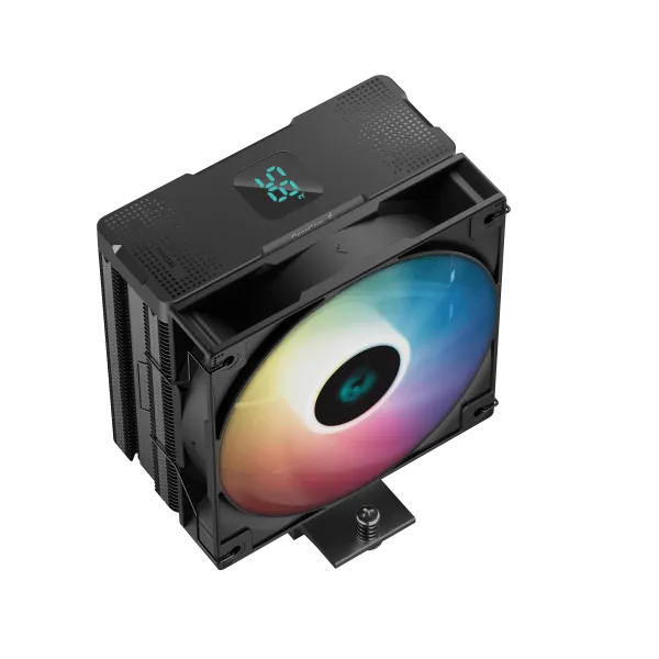 DEEPCOOL DeepCool AG400 DIGITAL ARGB 4xHeat Pipe, Real-TimeCPU Screen, 220W 120mm 2100rpm 76CFM, BK Intel/AMD Slika 9