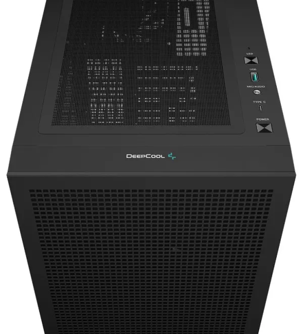 DEEPCOOL DeepCool CH560 DIGITAL ATX Kuciste, Dual Status Display, 3xLED 140mm +1x120mm, Staklena strana,USB-C Slika 7