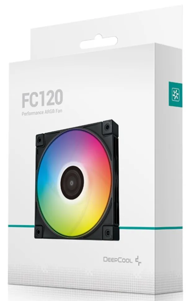 DeepCool FC120 ARGB * 120x120x25mm Hydro Bearing ventilator, 500-1800rpm, 28dBa, 62CFM, 4-pin (1364) Slika 2