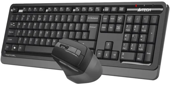 A4 TECH A4-FG1035 A4Tech Fstyler Bezicna tastatura YU-LAYOUT + bezicni mis USB, Grey - Image 4