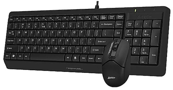 A4 TECH A4-F1512 A4Tech tastatura YU-LAYOUT + mis USB, Black Slika 4