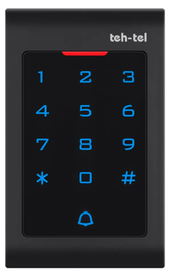Teh-tel RFID čitač T10 tastatura osetljiva na dodir za unutrašnju montažu Slika 1