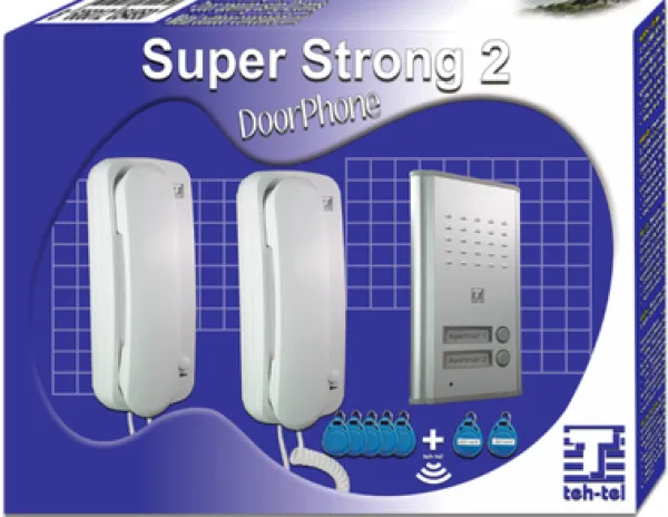 Teh-tel Audio interfon za 2 korisnika sa ID čitačem SUPER STRONG 2- Slika 1