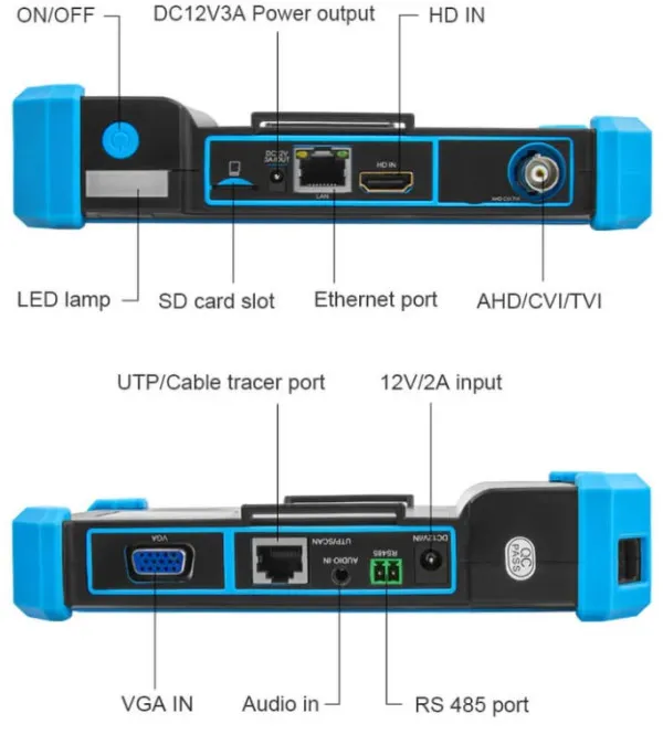 Noyafa NOYAFA NF-IPC715 testni monitor CCTV, 5.4inc  (8MP CVI/ TVI/ AHD) Slika 2