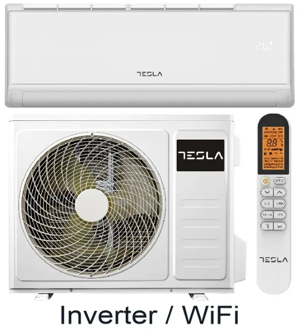 Klima TESLA TT34EXC1-1232IAW inverter/A++/A+/R32/12000BTU/wi-fi/bela Slika 2