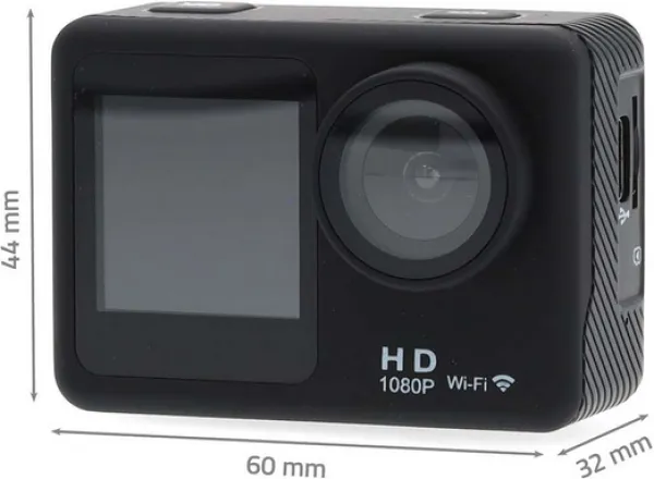 NEDIS ACAM31BK Dual screen action cam with HD 1080p@30fps resolution Nedis Slika 5