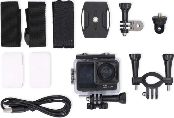 NEDIS ACAM31BK Dual screen action cam with HD 1080p@30fps resolution Nedis Slika 2