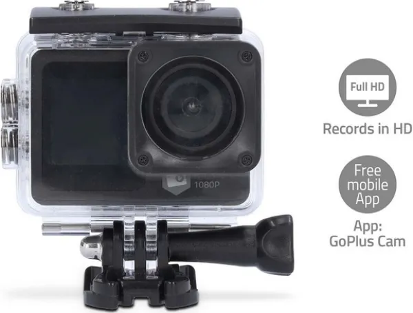 NEDIS ACAM31BK Dual screen action cam with HD 1080p@30fps resolution Nedis Slika 1