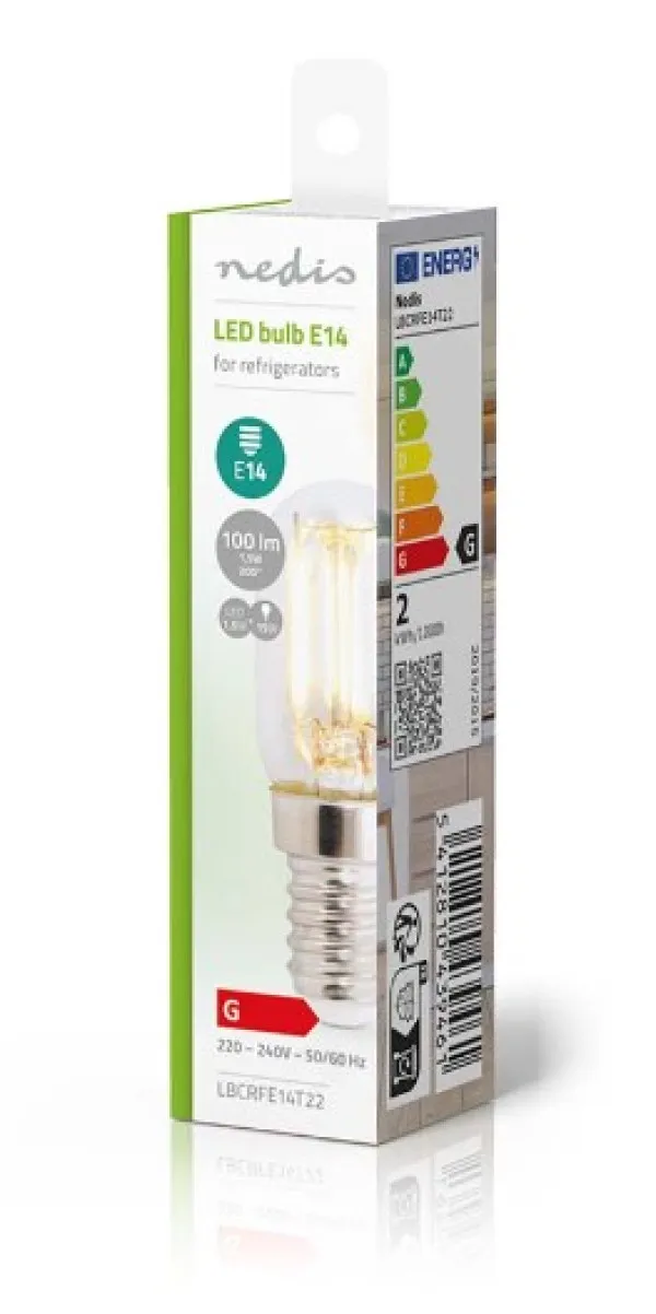 NEDIS LBCRFE14T22 Sijalica za frizider LED, E14, T22, 1.5W Slika 1