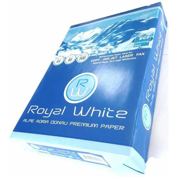 Papir Fotokopir Royal White A4/80g m2/ 500Lista za laser,inkjet i fotokopir masine Ris papira