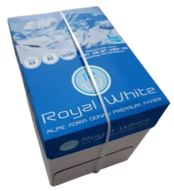 Papir Fotokopir Royal White A4/80g m2/ 500Lista za laser,inkjet i fotokopir masine Ris papira Slika 3