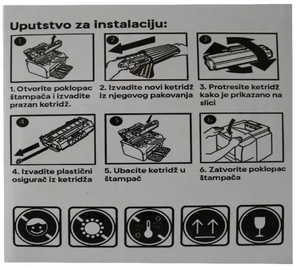 Toner Gembird CF401A/CN CRG-045C M252 201A zam. kaseta za HP Cyan 1.5k Slika 2