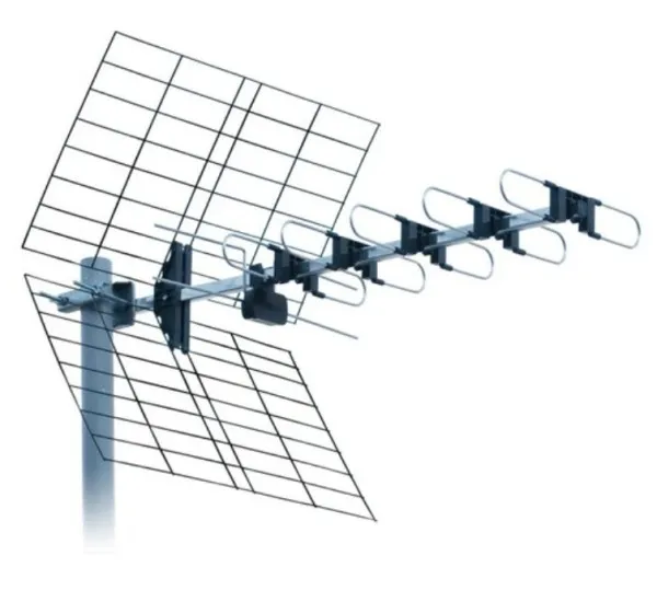 VEGA Antena DTX-22F Spoljna 22 elementa, F/B ratio 28db, duzina 81cm UHF/VHF/DVB-T2 Slika 1