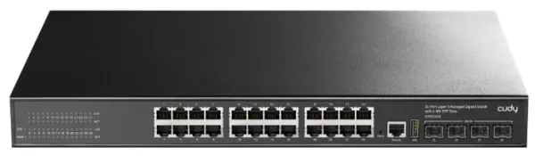 CUDY Cudy GS5024S4 24-Port Layer 3 Managed Gigabit Switch with 4 10G SFP Slots Slika 8