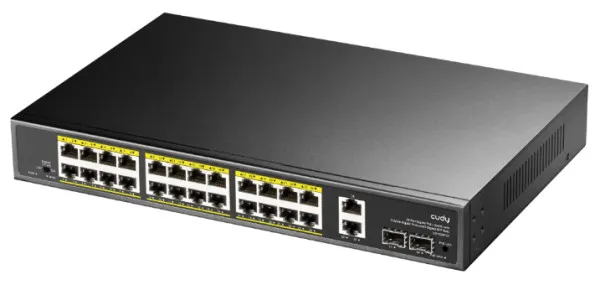 CUDY Cudy GS1026PS2 24-Port Gigabit PoE+ Switch with 2 Uplink Gigabit Ports and 2 Gigabit SFP Slots 300W Slika 9