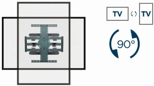 GEMBIRD WM-80STR-01 Gembird TV nosac rotate/tilt VESA max. 60x40cm 40-80 max.50kg Slika 5