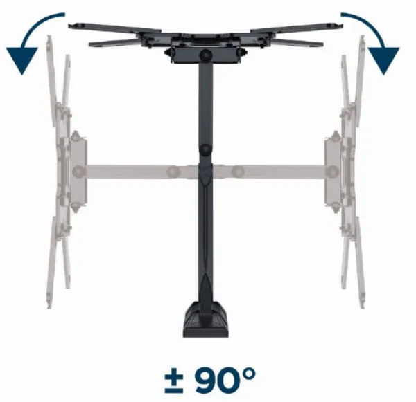 GEMBIRD WM-55ST-01 Gembird rotate/tilt VESA max. 40x40cm 32-55 max.32kg - Image 7